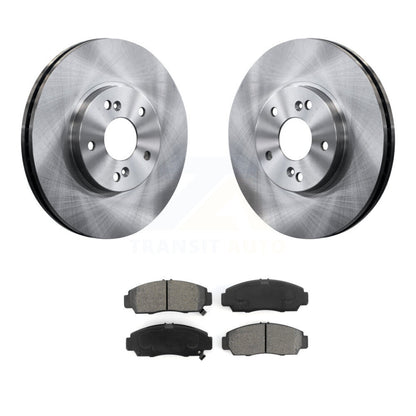 Rotors de frein à disque avant et Kit de plaquettes semi-métalliques pour Honda Accord Acura TSX TL C