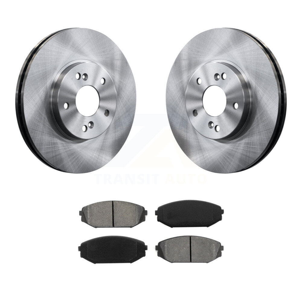 Kit de disques de frein à disque avant et plaquettes semi-métalliques pour Honda Odyssey Acura MDX
