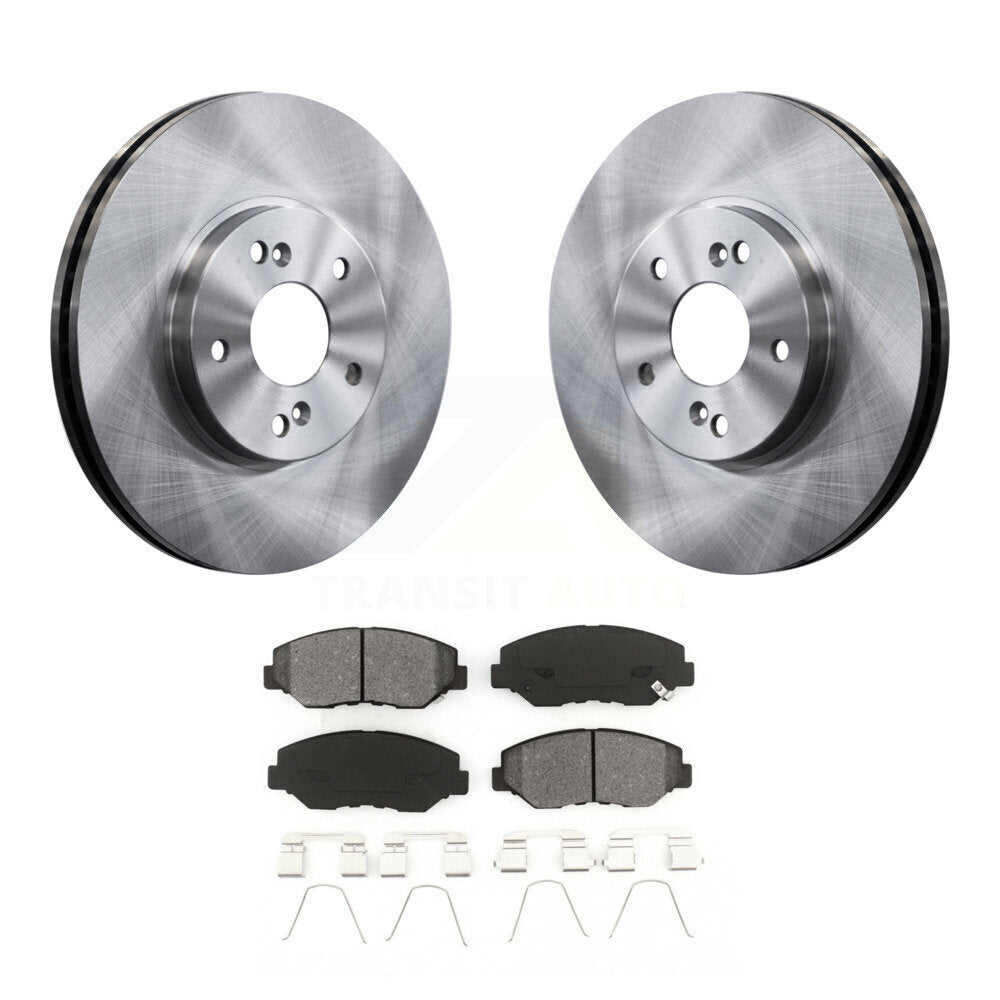 Kit de disques de frein à disque avant et plaquettes semi-métalliques pour Honda Pilot Accord