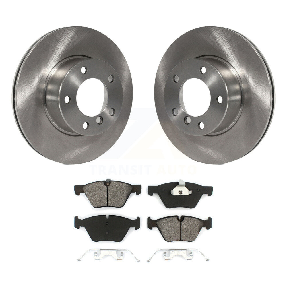 Kit de disques de frein à disque avant et plaquettes semi-métalliques pour BMW 528i 525i K8S-100341