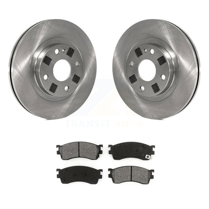 Kit de disques de frein à disque avant et plaquettes semi-métalliques pour Mazda Protege K8S-100346