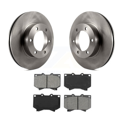 Kit de disques de frein à disque avant et plaquettes semi-métalliques pour Toyota Tundra Sequoia