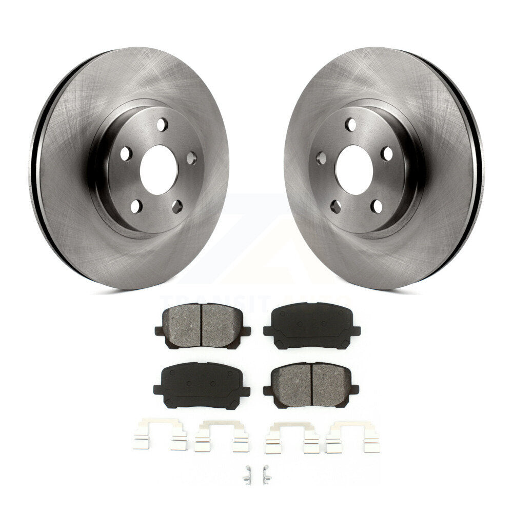 Kit de rotor de frein avant et de plaquettes semi-métalliques pour Toyota Corolla Matrix Pontiac Vib