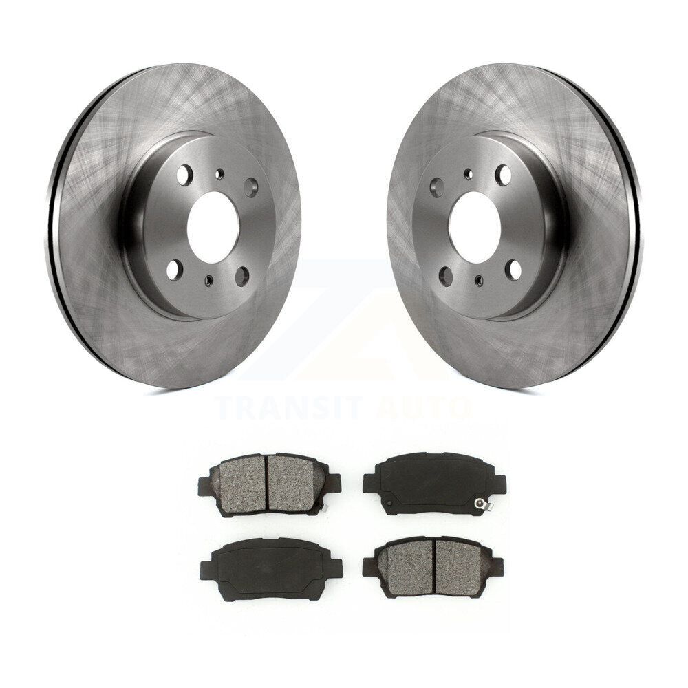 Kit de rotors de frein à disque avant et plaquettes semi-métalliques pour Toyota Echo MR2 Spyder