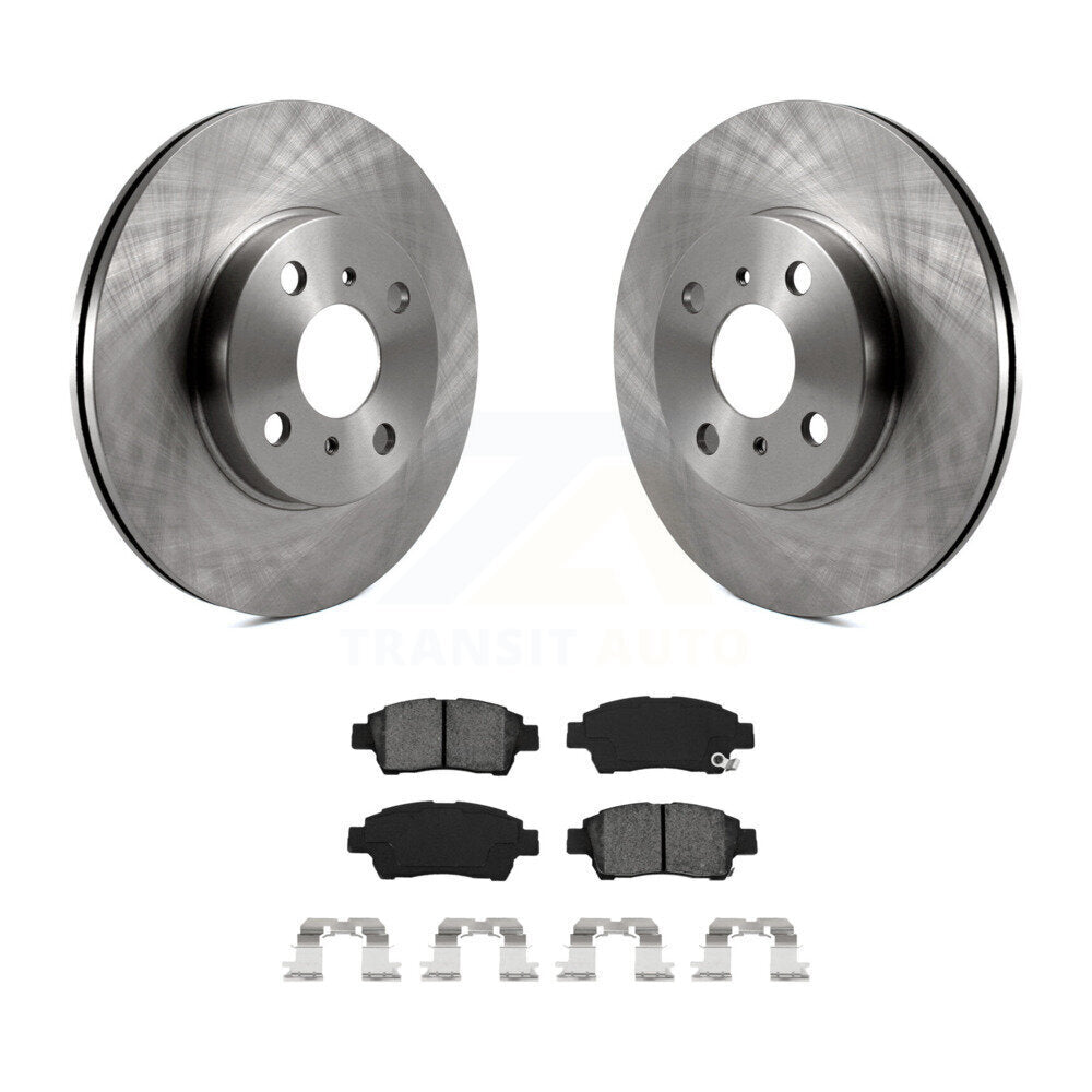 Kit de rotor de frein à disque avant et de plaquettes semi-métalliques pour Toyota Echo 2000 à partir de 08 0