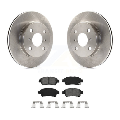 Kit de rotors de frein à disque avant et plaquettes semi-métalliques pour Toyota Echo 2000 à 08 0