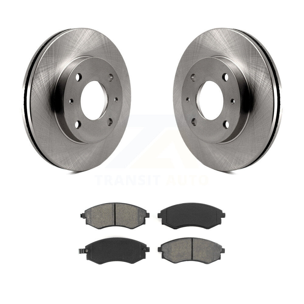 Kit de plaquettes de frein à disque avant, Rotors semi-métalliques, pour Hyundai Tiburon Elantra Sonat