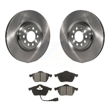 Rotor de frein à disque avant et Kit de plaquettes semi-métalliques pour Volkswagen Jetta Golf Audi T
