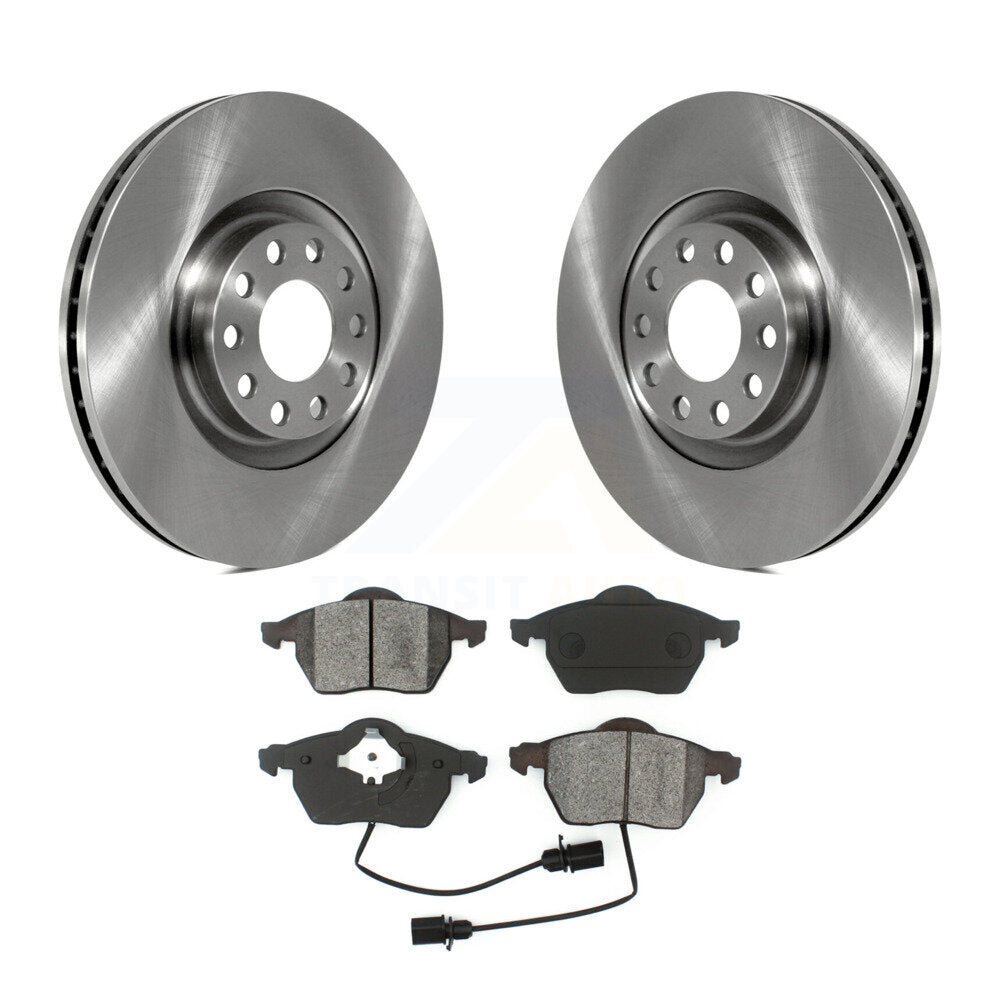Kit de disques de frein à disque avant et plaquettes semi-métalliques pour Audi A6 Quattro S4