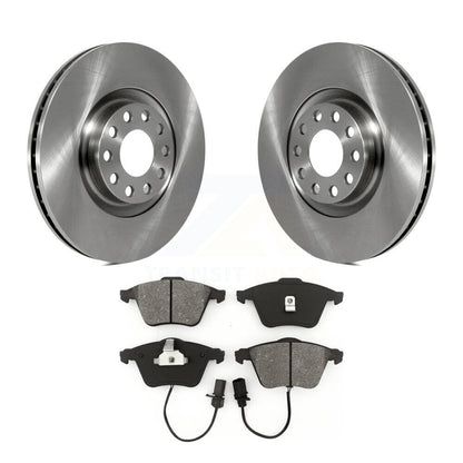 Rotors de frein à disque avant et kit de plaquettes semi-métalliques pour Audi Allroad Quattro S6 A