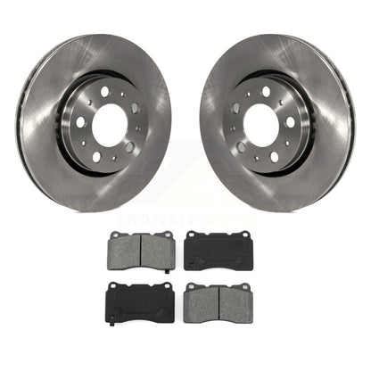 Kit de disques de frein à disque avant et plaquettes semi-métalliques pour Volvo V70 R 2005-2007