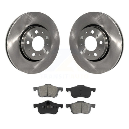Kit de rotors de frein à disque avant et plaquettes semi-métalliques pour Volvo S60 XC70 V70 S80
