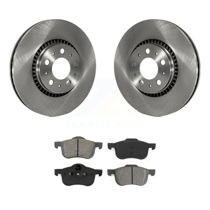 Kit de rotors de frein à disque avant et plaquettes semi-métalliques pour Volvo S60 XC70 V70 S80