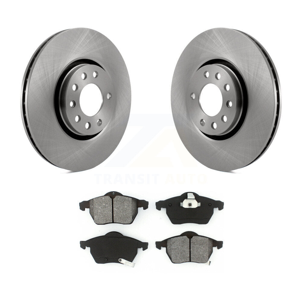 Kit de disques de frein à disque avant et plaquettes semi-métalliques pour Saab 9-3 9-5 K8S-100380