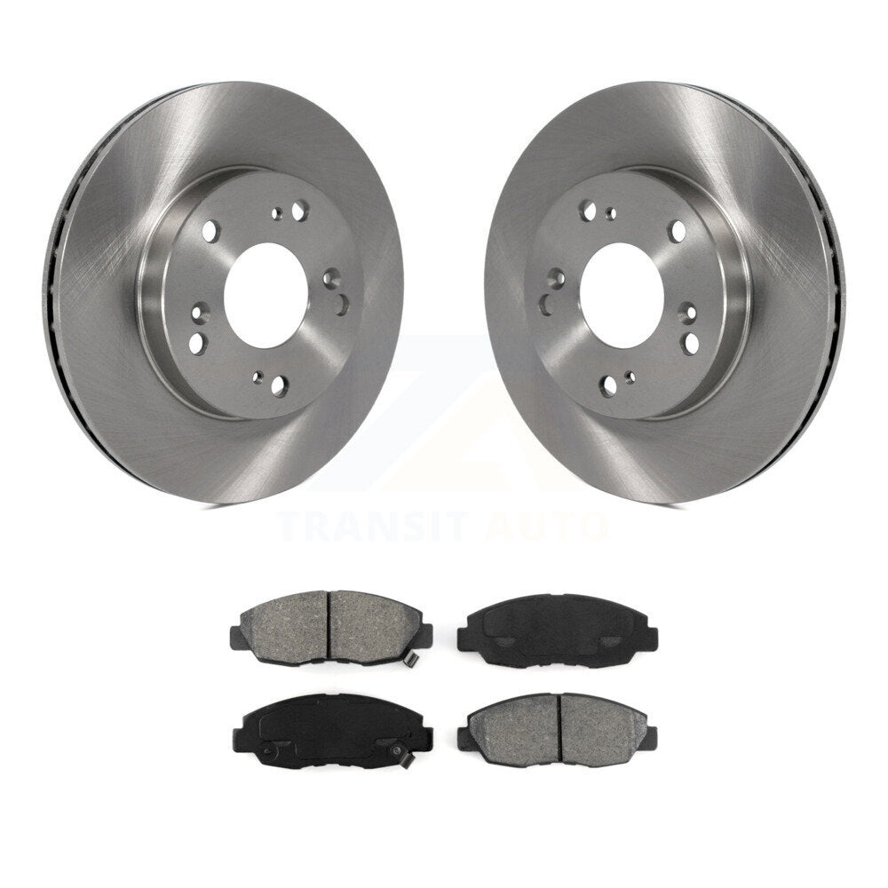 Kit de disques de frein à disque avant et plaquettes semi-métalliques pour Honda Civic K8S-100382