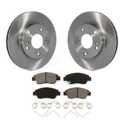 Rotors de frein à disque avant et Kit de plaquettes semi-métalliques pour Honda Civic Acura RSX CR-