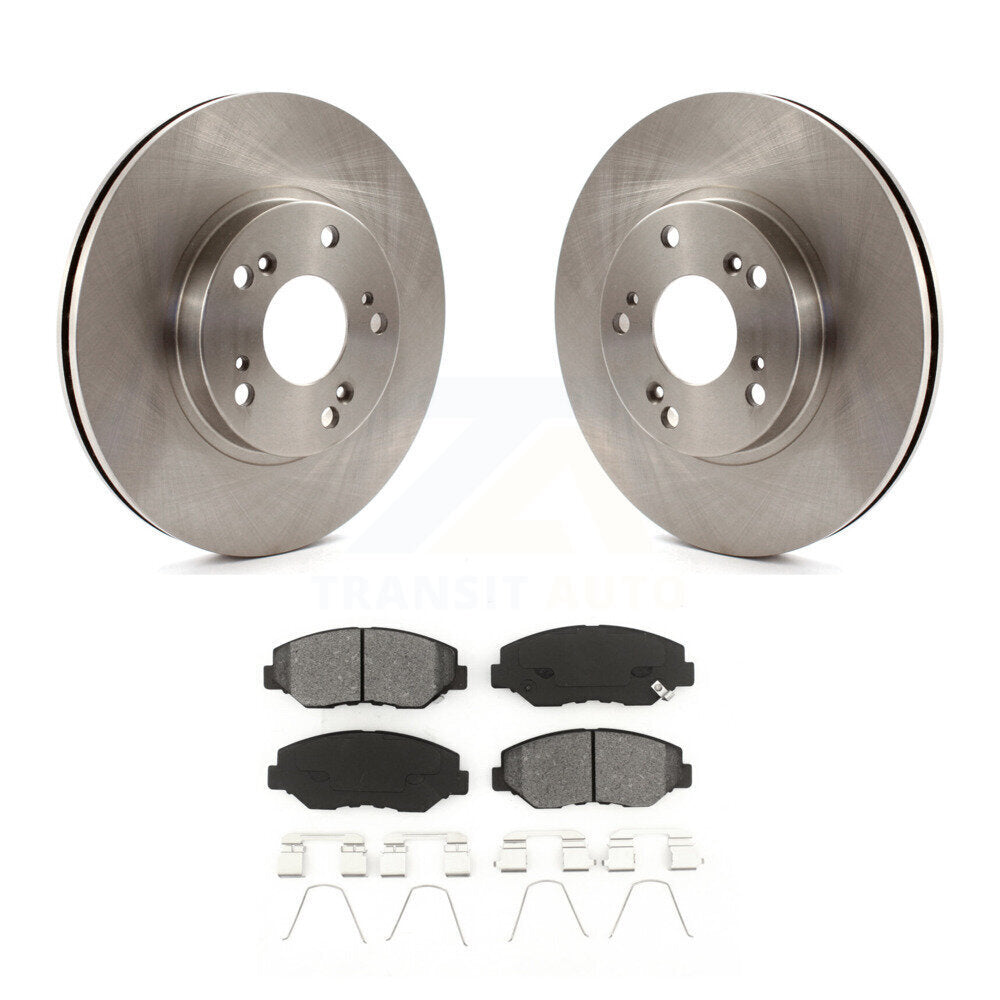 Kit de disques de frein à disque avant et plaquettes semi-métalliques pour Honda CR-V 2002-2004