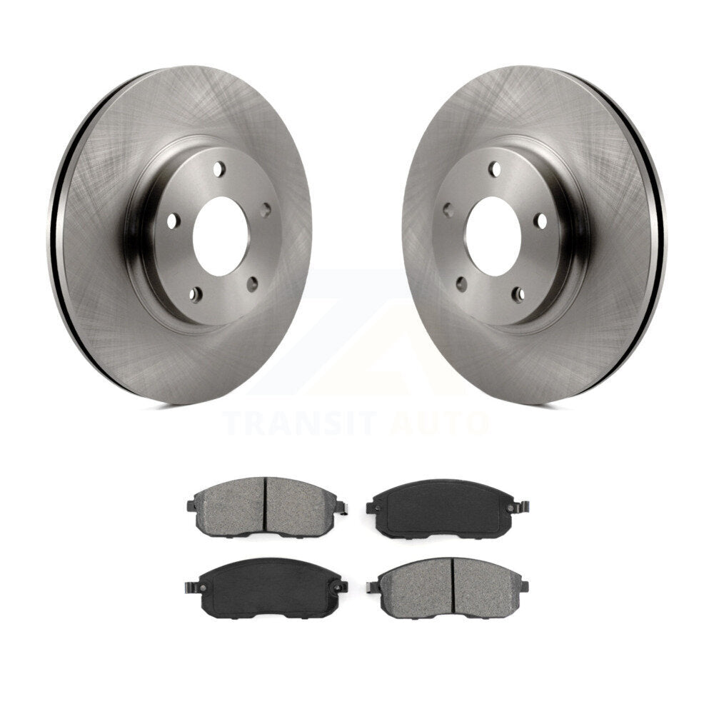 Rotors de frein avant et kit de plaquettes semi-métalliques pour Nissan Altima Maxima INFINITI I3