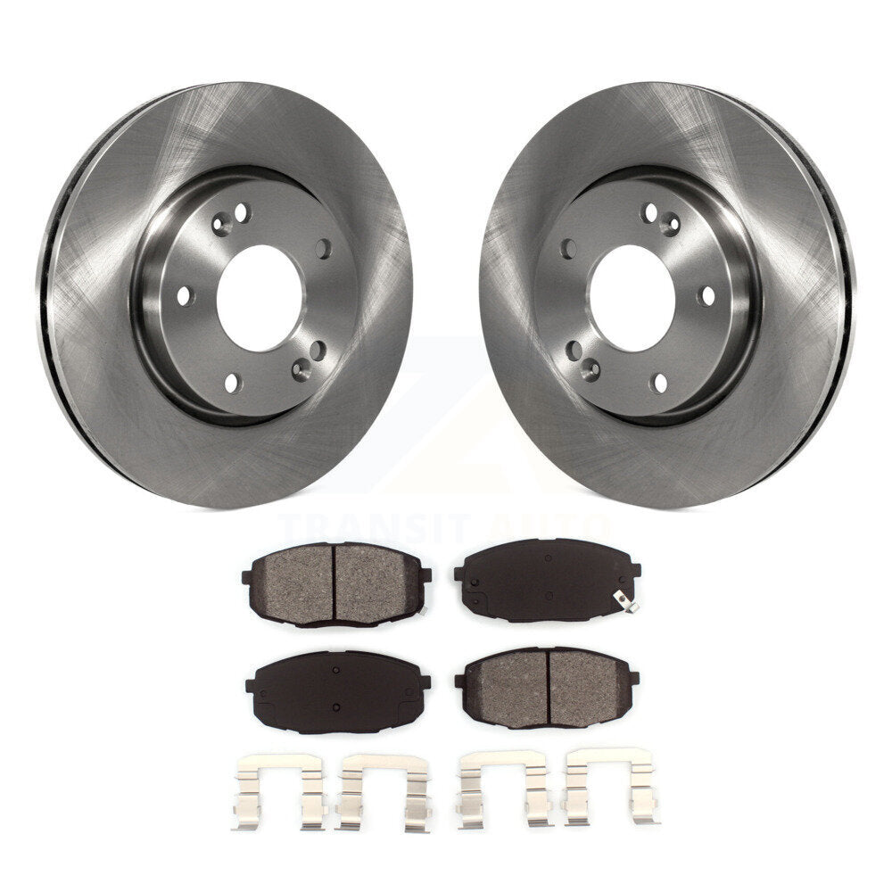 Kit de disques de frein à disque avant et plaquettes semi-métalliques pour Hyundai Elantra