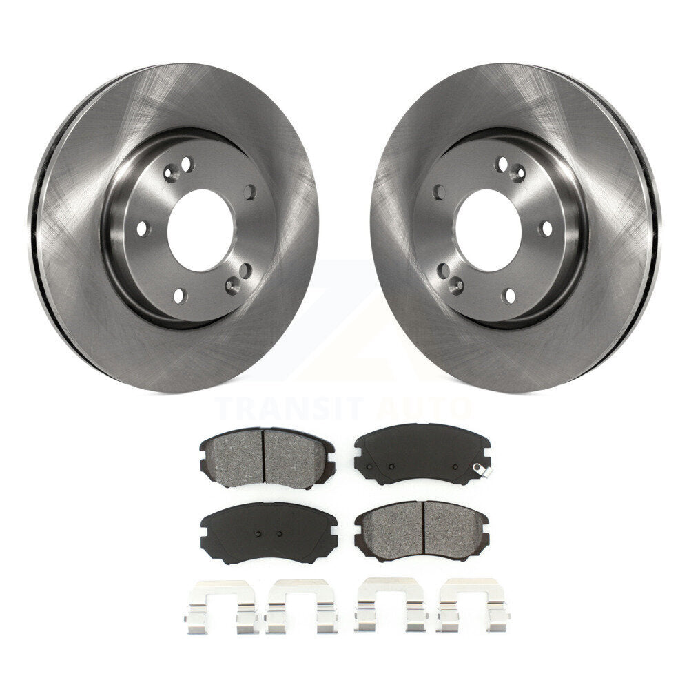 Kit de plaquettes de frein semi-métalliques, Rotors de frein avant, pour Hyundai Kia Sonata Tucson Sou