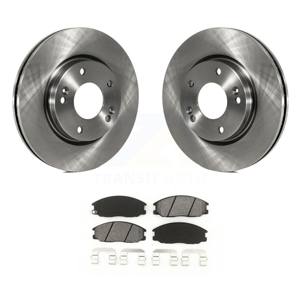 Kit de disques de frein à disque avant et plaquettes semi-métalliques pour Hyundai Santa Fe