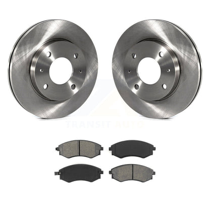 Rotors de frein avant et Kit de plaquettes semi-métalliques pour Hyundai Elantra Sonata Kia Optim
