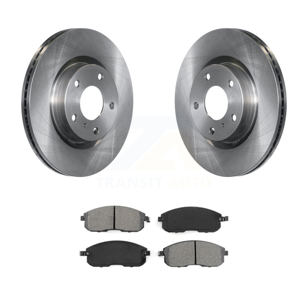 Kit de disques de frein à disque avant et plaquettes semi-métalliques pour INFINITI G35 Nissan 350Z
