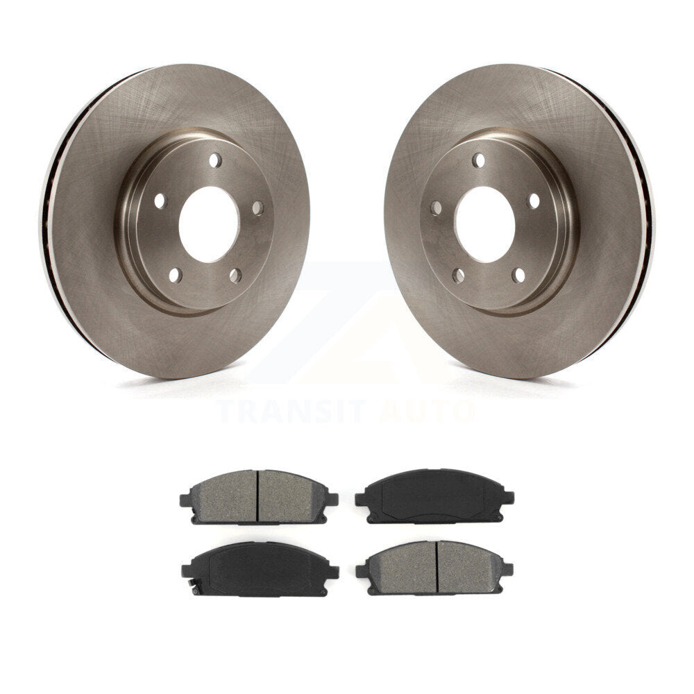 Kit de disques de frein à disque avant et plaquettes semi-métalliques pour Nissan Quest 2004-2009