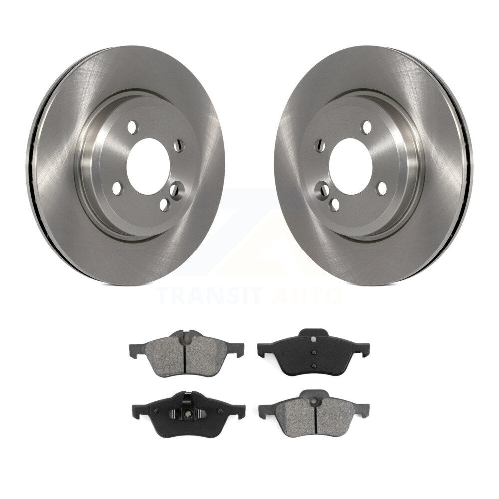 Kit de disques de frein à disque avant et plaquettes semi-métalliques pour Mini Cooper K8S-100416