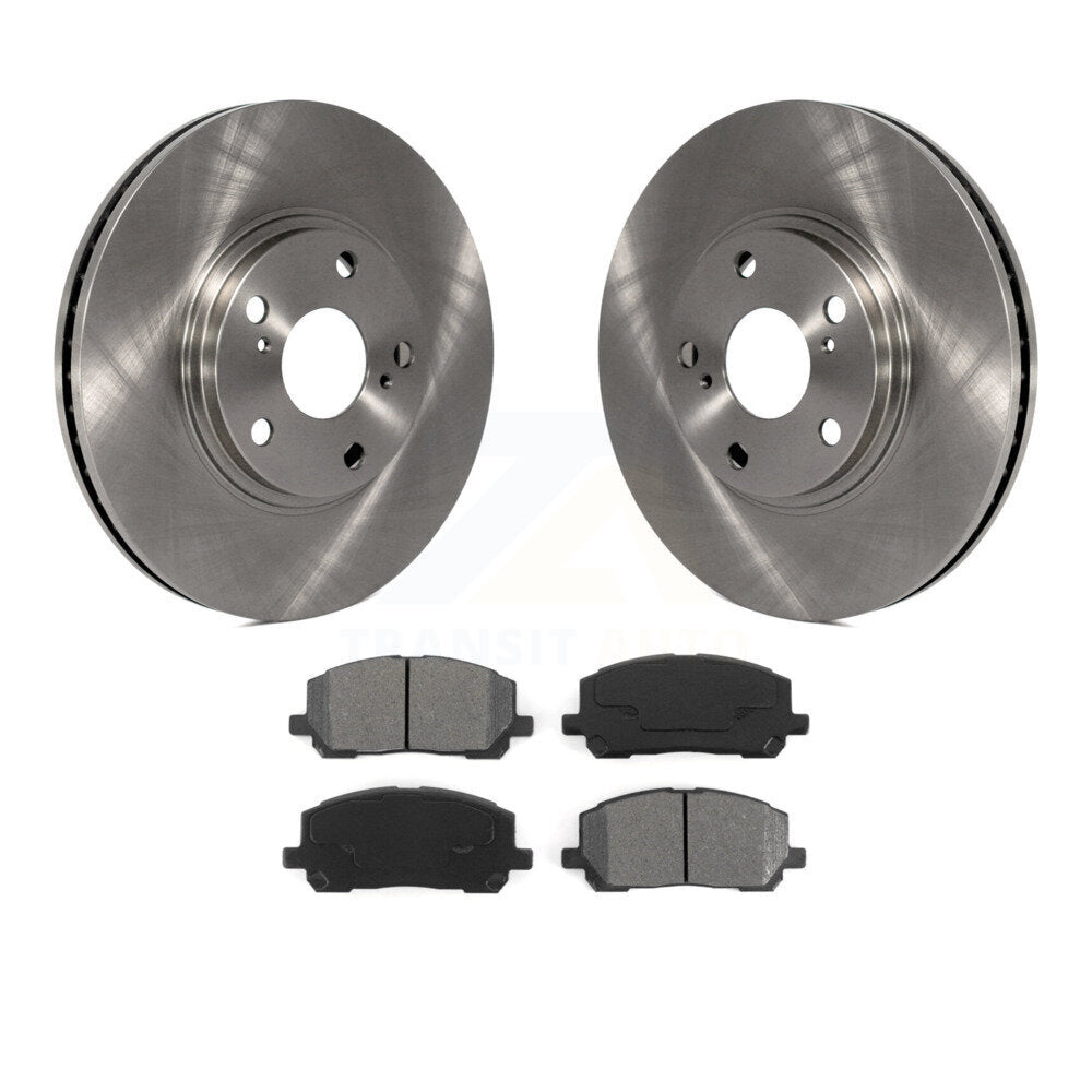 Kit de disques de frein à disque avant et plaquettes semi-métalliques pour Toyota Highlander