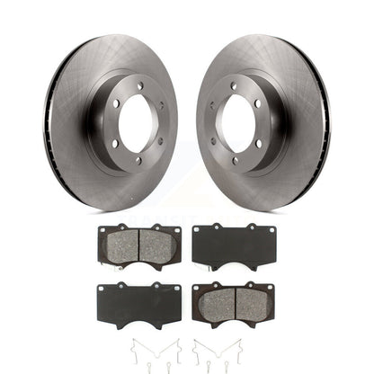Rotors de frein à disque avant et Kit de plaquettes semi-métalliques pour Toyota 4Runner Lexus GX47