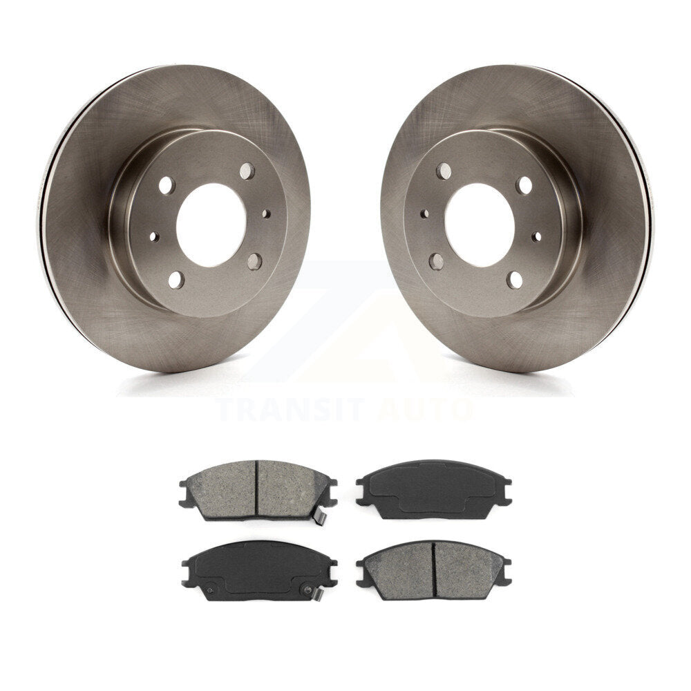 Kit de disques de frein à disque avant et plaquettes semi-métalliques pour Hyundai Accent 2000-2005