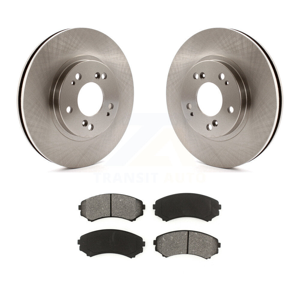 Kit de rotors de frein à disque avant et de plaquettes semi-métalliques pour Mitsubishi Endeavour