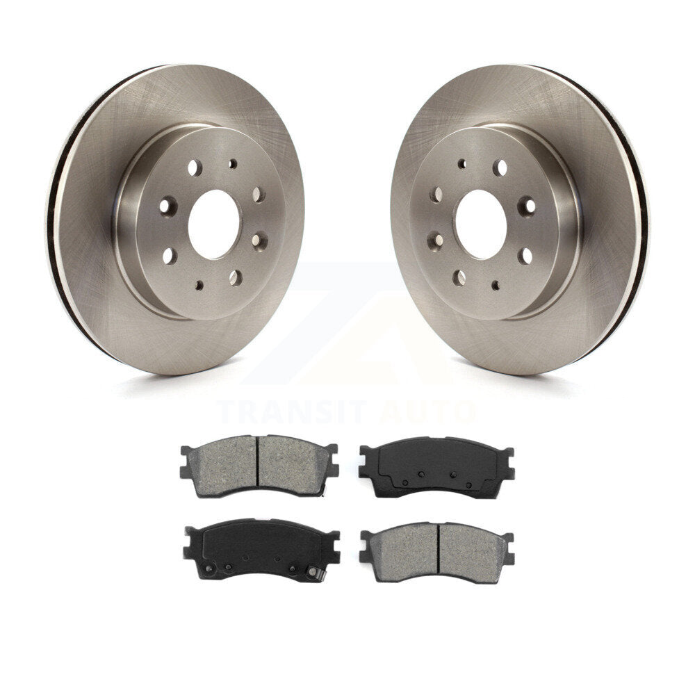 Kit de disques de frein à disque avant et plaquettes semi-métalliques pour Kia Rio 2003-2005