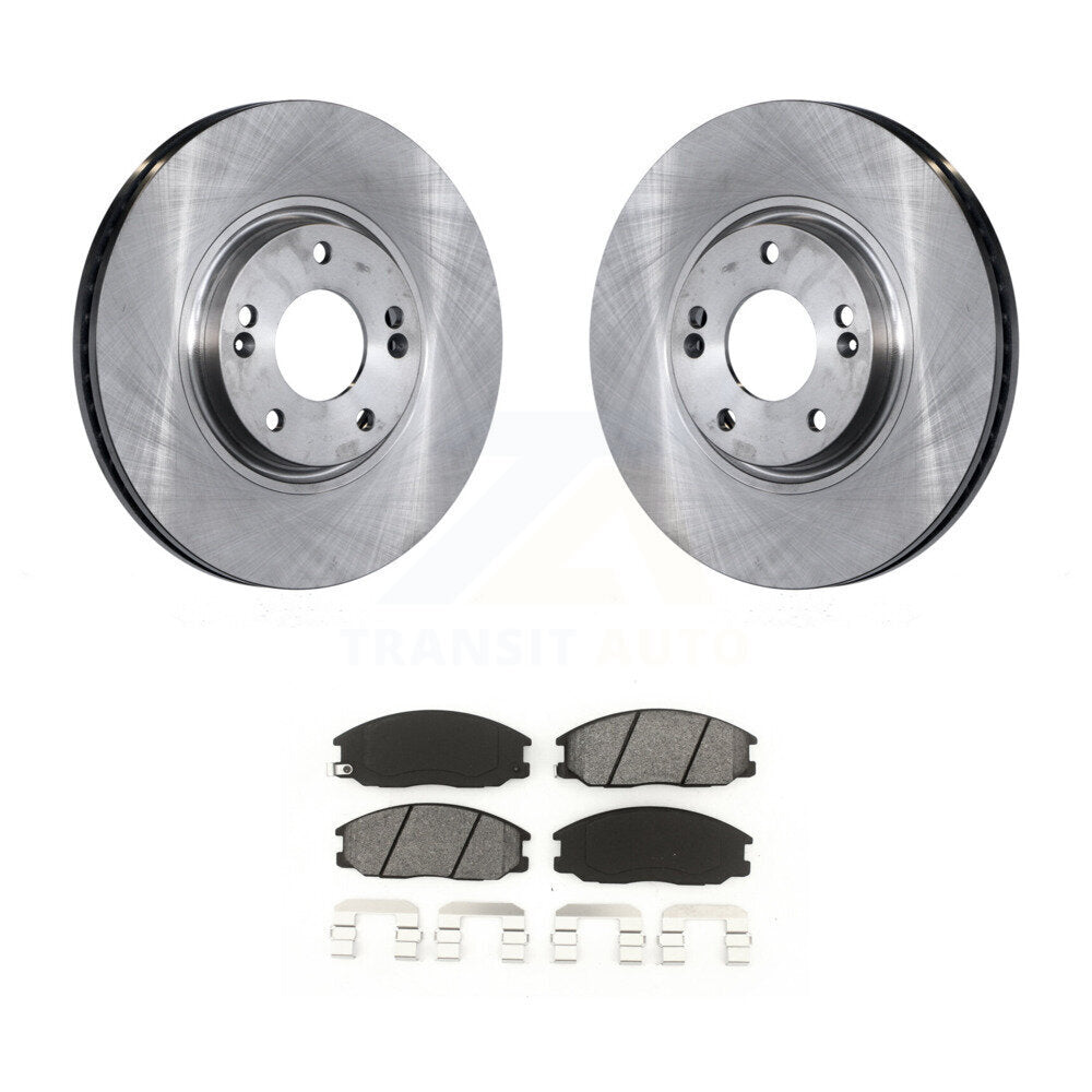 Kit de rotors de frein à disque avant et plaquettes semi-métalliques pour Kia Amanti Hyundai XG350