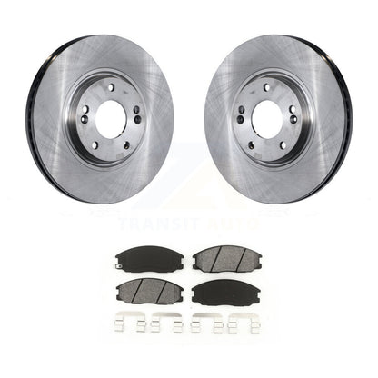 Kit de rotors de frein à disque avant et plaquettes semi-métalliques pour Kia Amanti Hyundai XG350