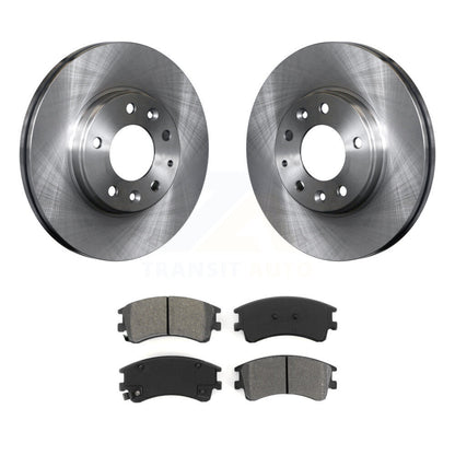 Kit de disques de frein à disque avant et plaquettes semi-métalliques pour Mazda 6 2003-2005