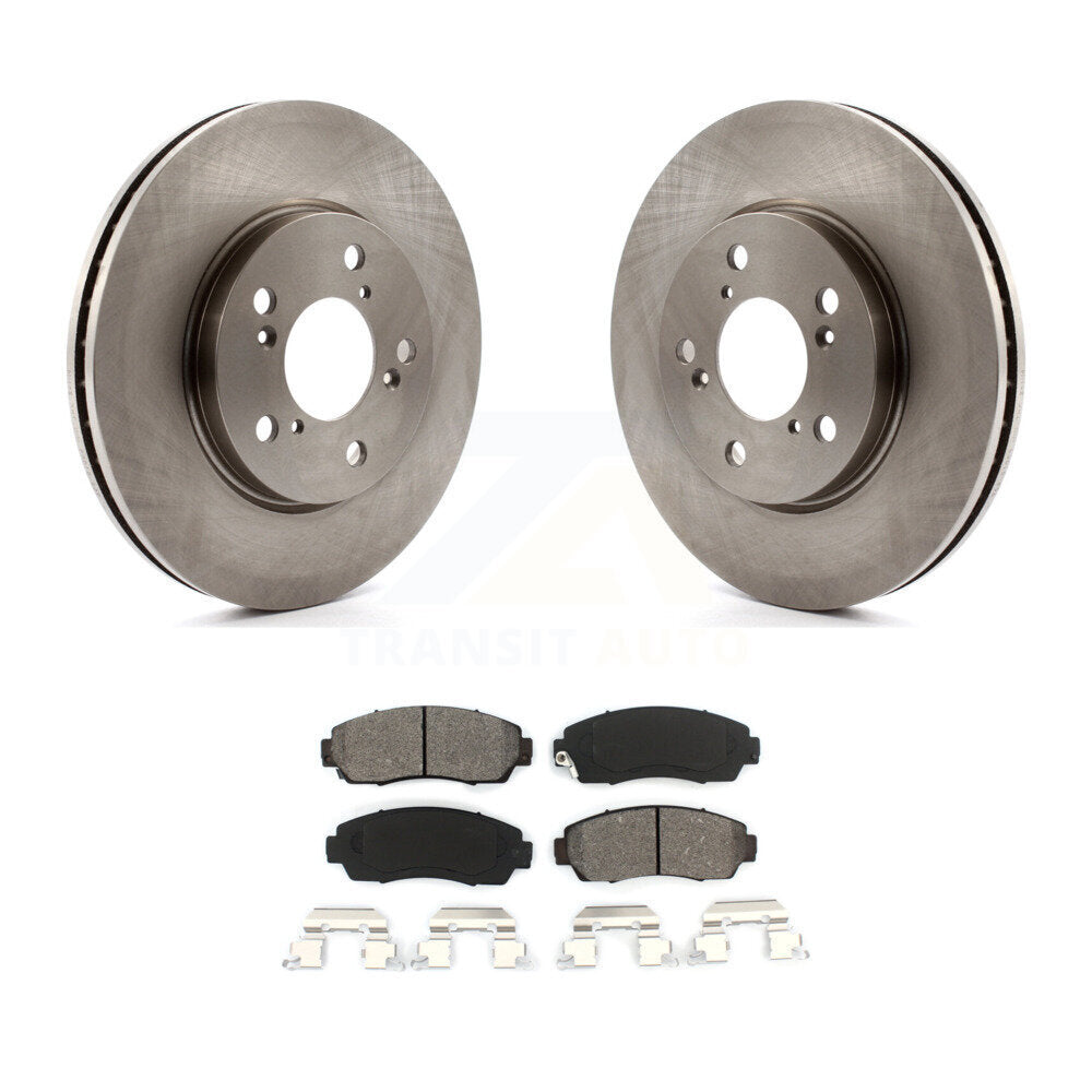 Kit de disques de frein à disque avant et plaquettes semi-métalliques pour Honda Odyssey 2005-2010