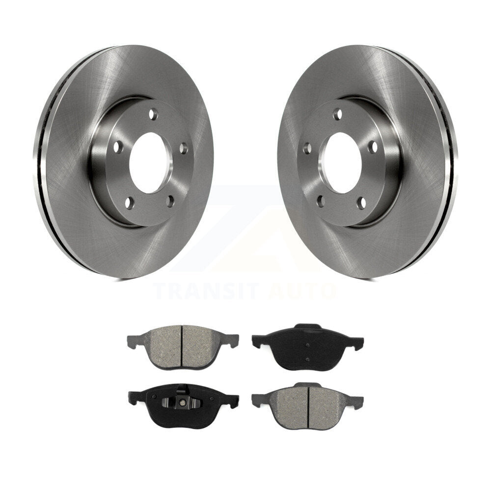 Kit de disques de frein à disque avant et plaquettes semi-métalliques pour Mazda 3 Sport K8S-100442