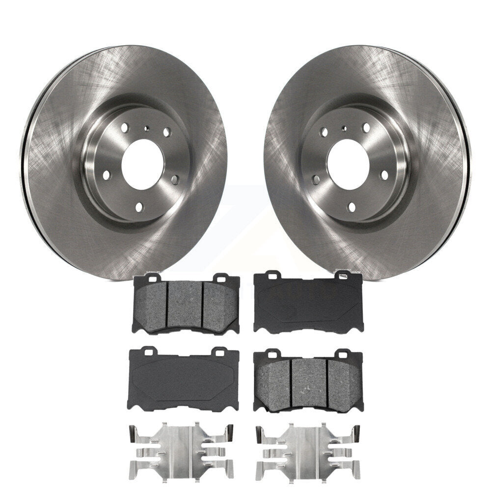 Kit de plaquettes de frein semi-métalliques pour rotors de frein avant pour INFINITI G37 AWD avec frein Brembo