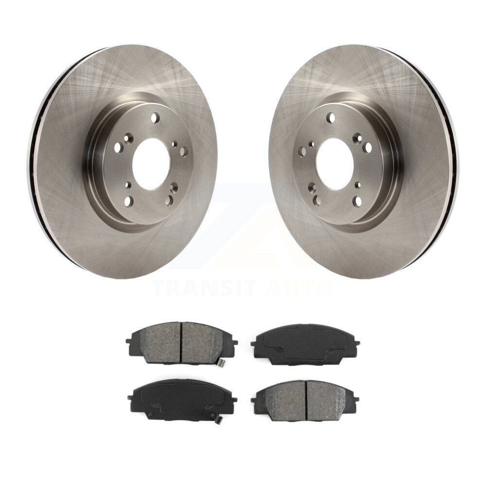 Kit de disques de frein à disque avant et plaquettes semi-métalliques pour Honda Civic Acura CSX RS