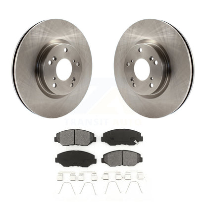 Rotors de frein à disque avant et Kit de plaquettes semi-métalliques pour Honda Civic CR-V Acura IL