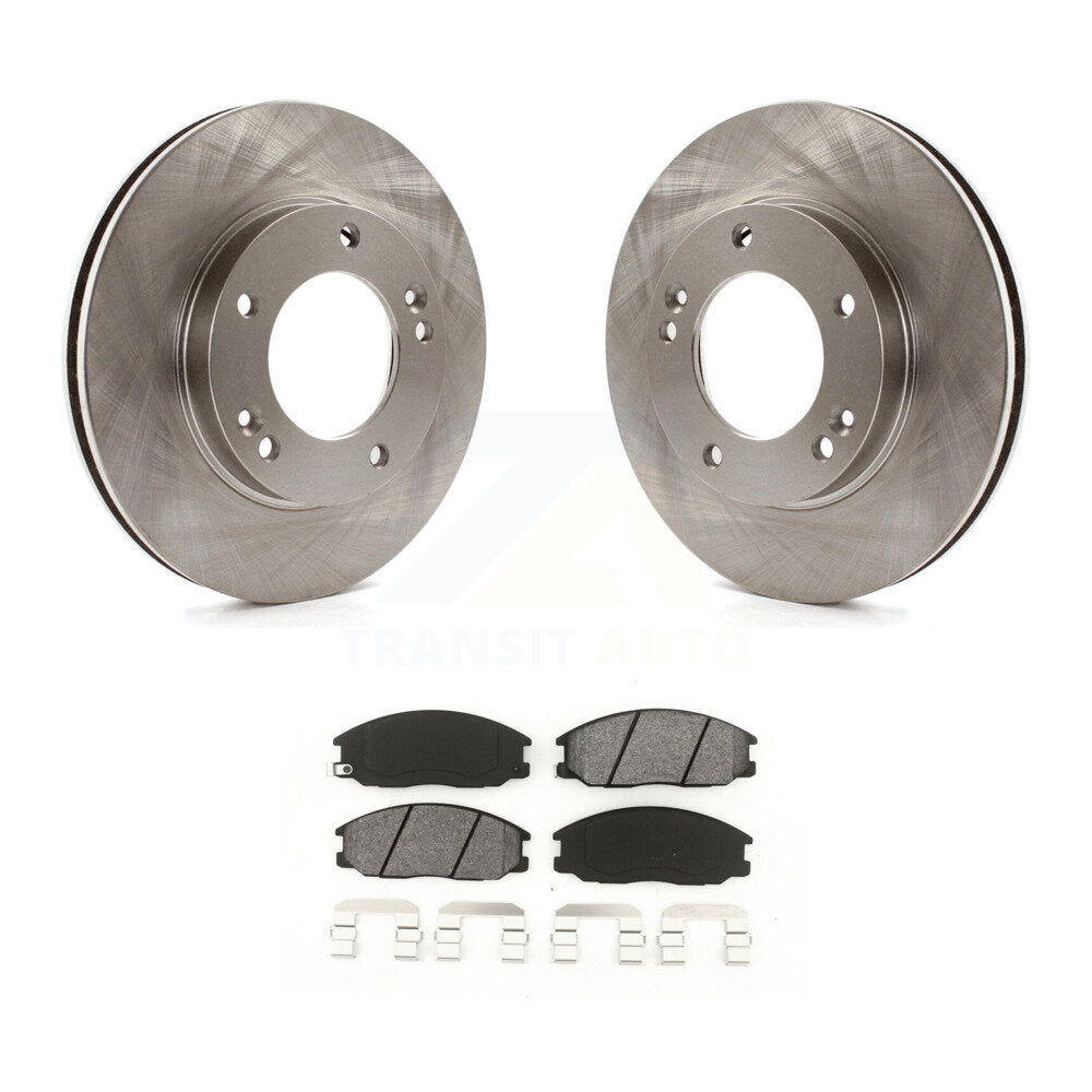 Kit de disques de frein à disque avant et plaquettes semi-métalliques pour Kia Sorento 2003-2006