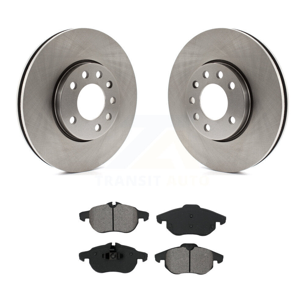 Kit disques de frein à disque avant et plaquettes semi-métalliques pour Saab 9-3 K8S-100455