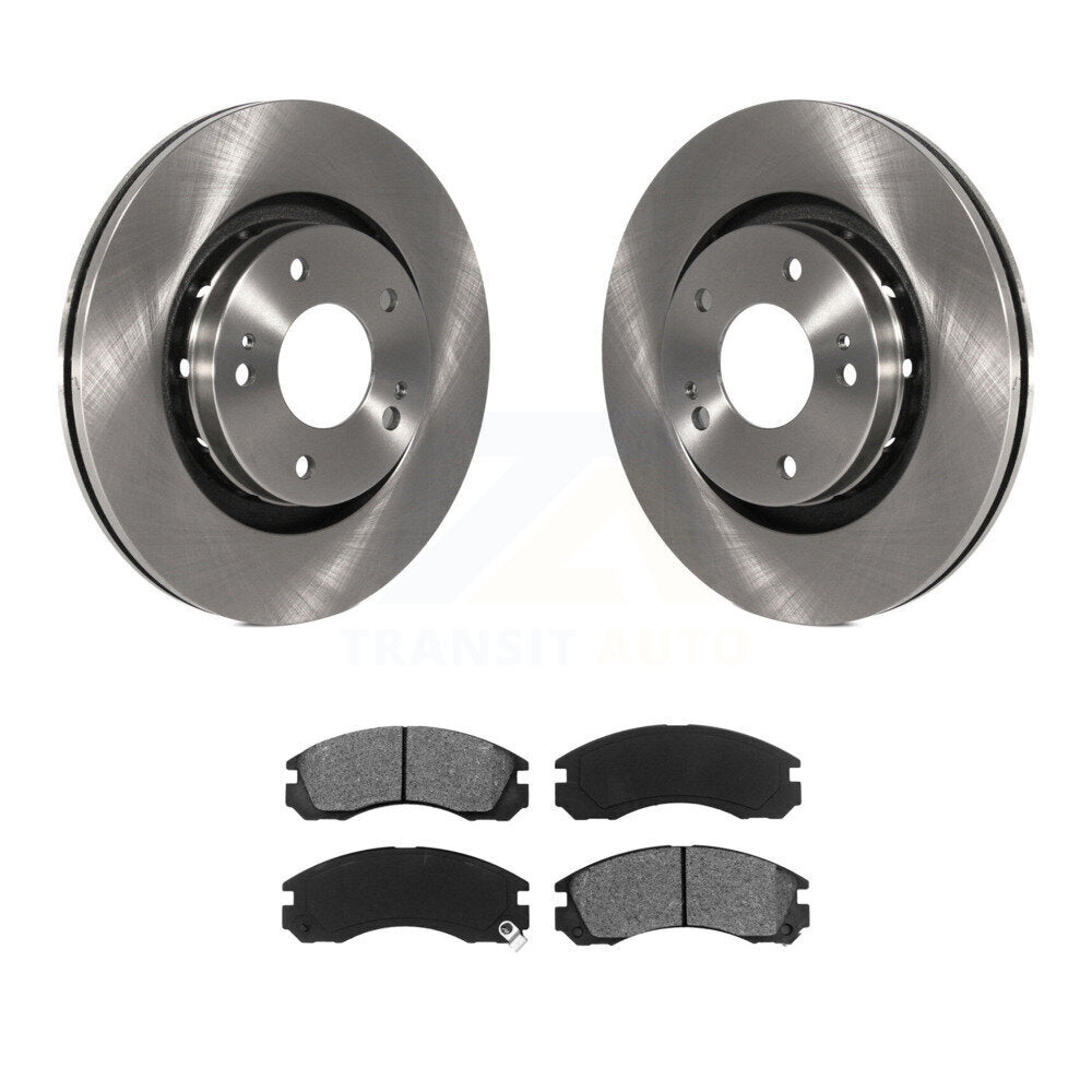 Kit de rotor de frein avant et de plaquettes semi-métalliques pour Mitsubishi Outlander PHEV Lance
