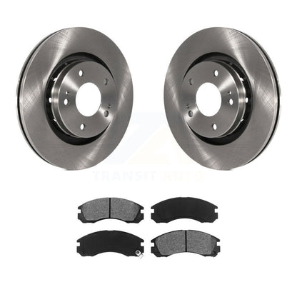 Kit de rotor de frein avant et de plaquettes semi-métalliques pour Mitsubishi Outlander PHEV Lance