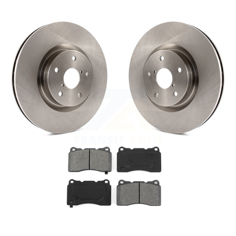 Kit de disques de frein à disque avant et plaquettes semi-métalliques pour Subaru Impreza WRX STI