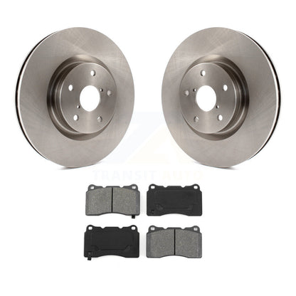 Kit de disques de frein à disque avant et plaquettes semi-métalliques pour Subaru Impreza WRX STI