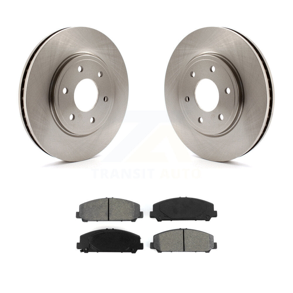 Kit de disques de frein à disque avant et plaquettes semi-métalliques pour Suzuki Equator K8S-10046