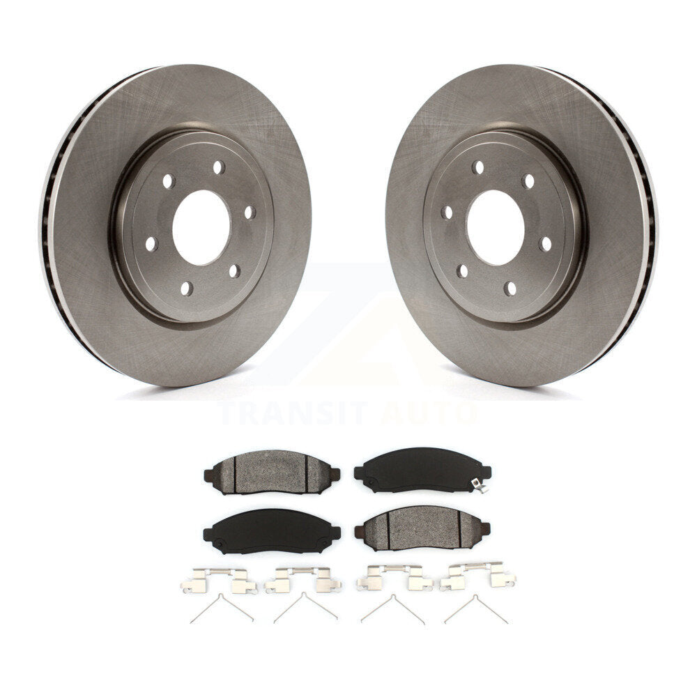 Rotors de frein avant et Kit de plaquettes semi-métalliques pour Nissan Frontier Pathfinder Xterr